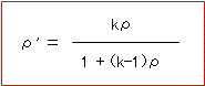 'kρ^1+(k-1)