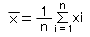 [x-]=1/nxi